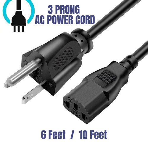 Prong power cord cable - prong,