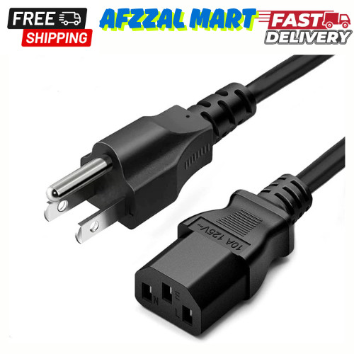 Prong power cord 10ft - 3, ac